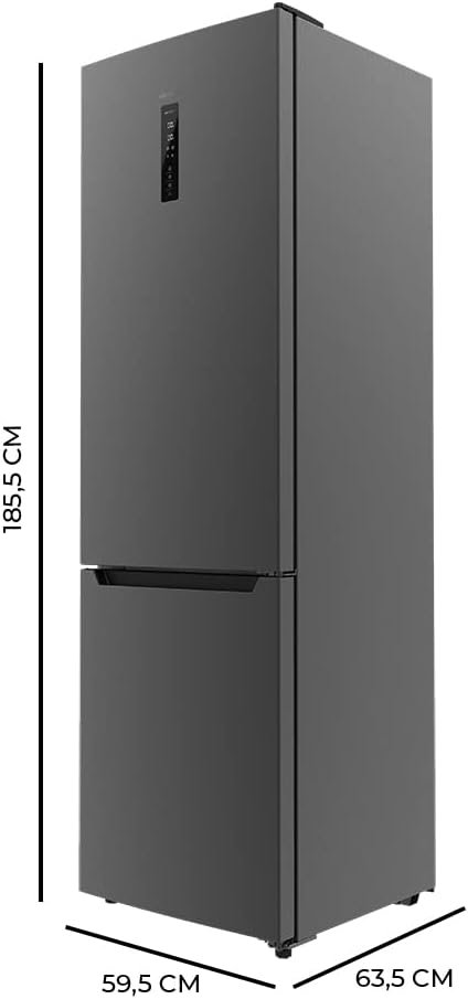 Frigorífico combi Cecotec Bolero CoolMarket Combi 322 Dark D