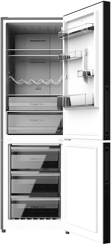 Frigorífico combi Cecotec Bolero CoolMarket 322 Glass Black D