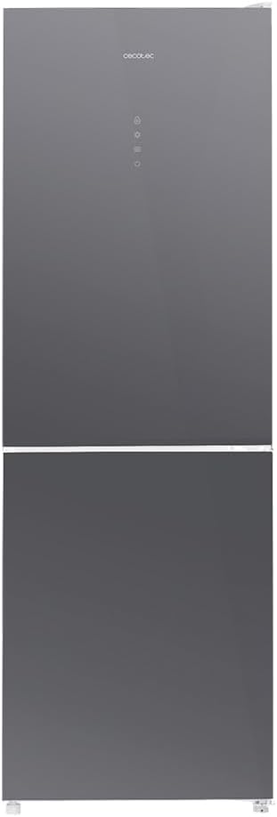Frigorífico combi Cecotec Bolero CoolMarket Combi 322 Glass Grey D
