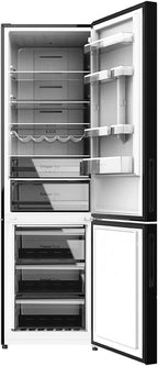 Frigorífico combi Cecotec Bolero CoolMarket 356 Black Glass D