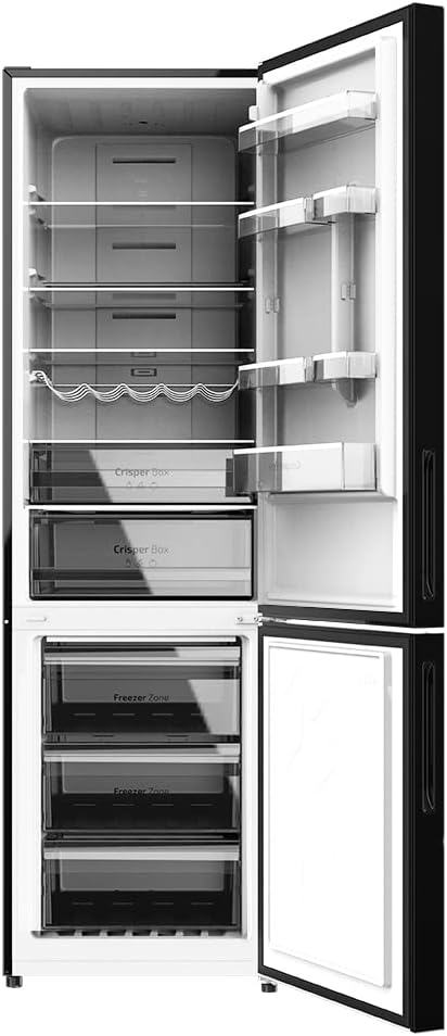 Frigorífico combi Cecotec Bolero CoolMarket 356 Black Glass D