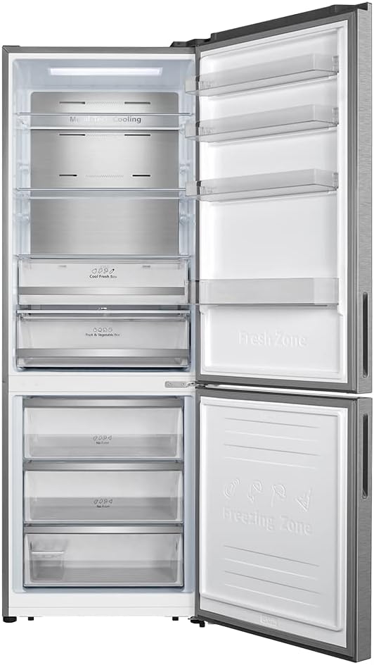 Frigorífico combi Cecotec Bolero CoolMarket Combi 495 Inox E