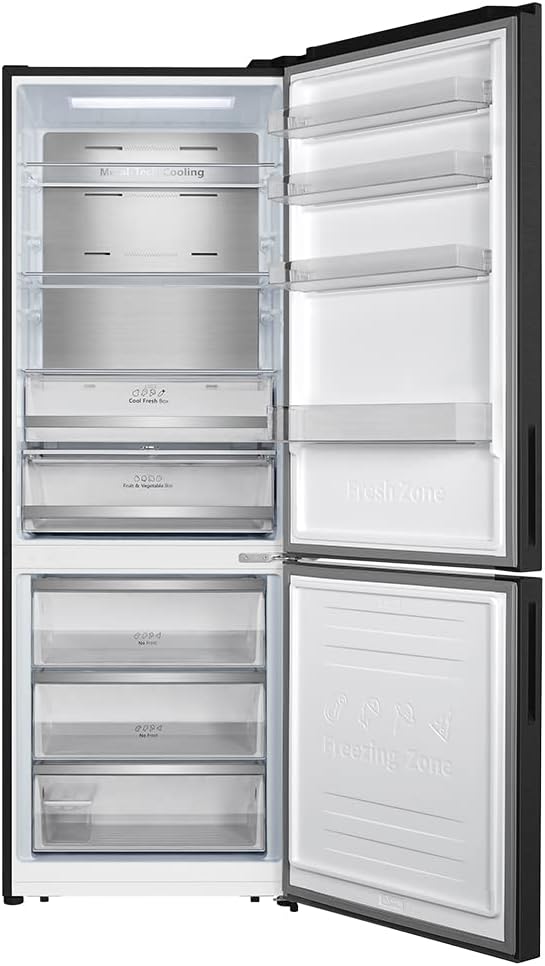 Frigorífico combi Cecotec Bolero CoolMarket Combi 495 Dark E