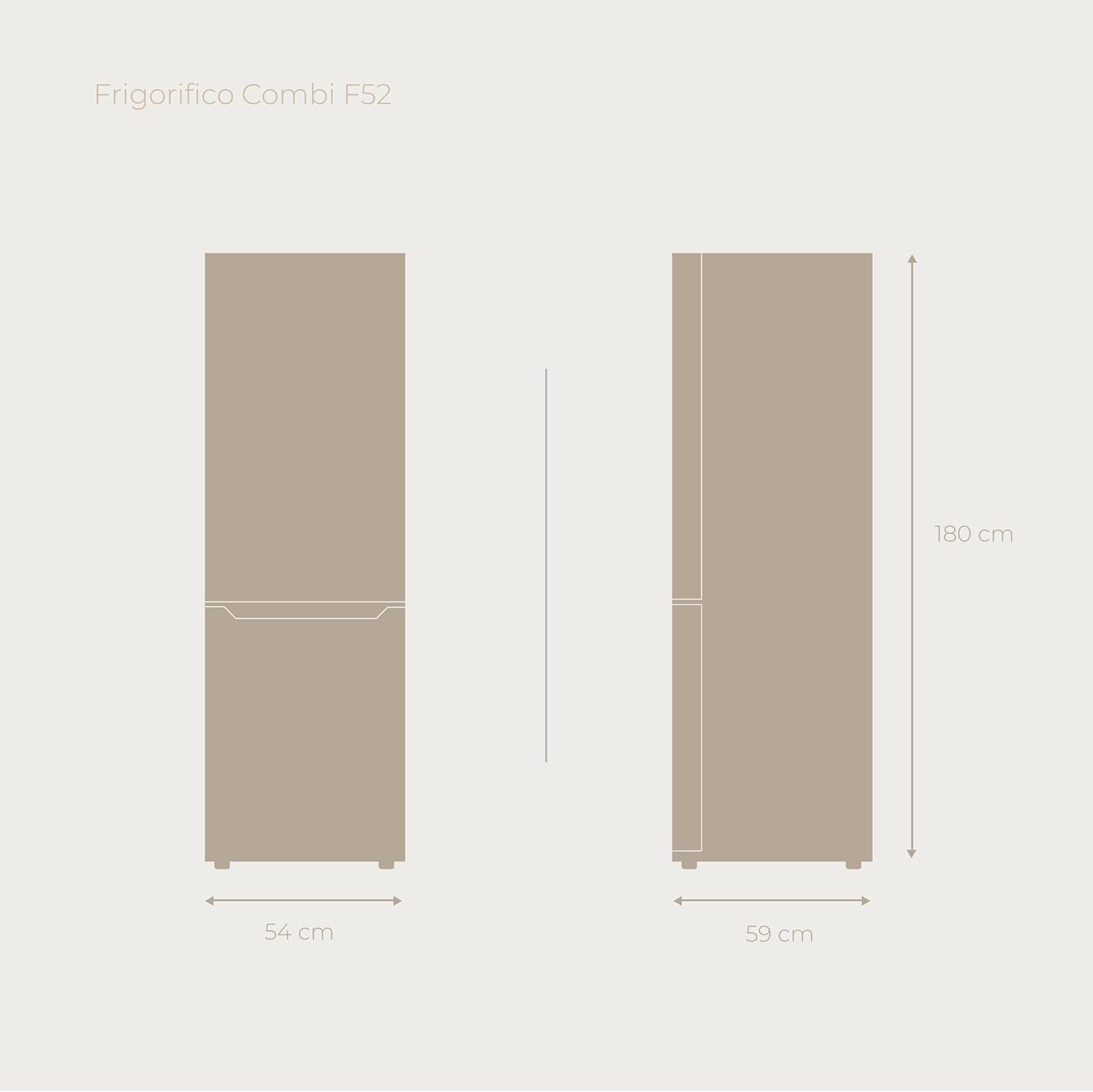 Frigorífico Combi EVVO F52