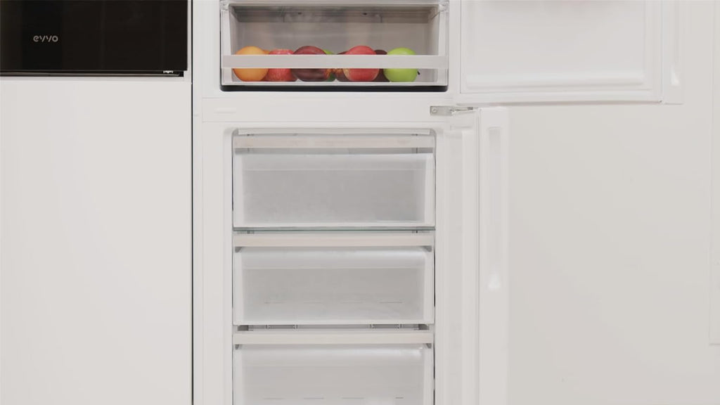 Frigorífico Combi EVVO F55W Glass