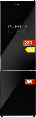 Frigorífico Combi EVVO F55B Glass