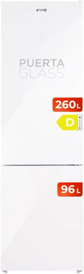 Frigorífico Combi EVVO F60W Glass