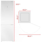 Frigorífico Combi EVVO F60W Glass