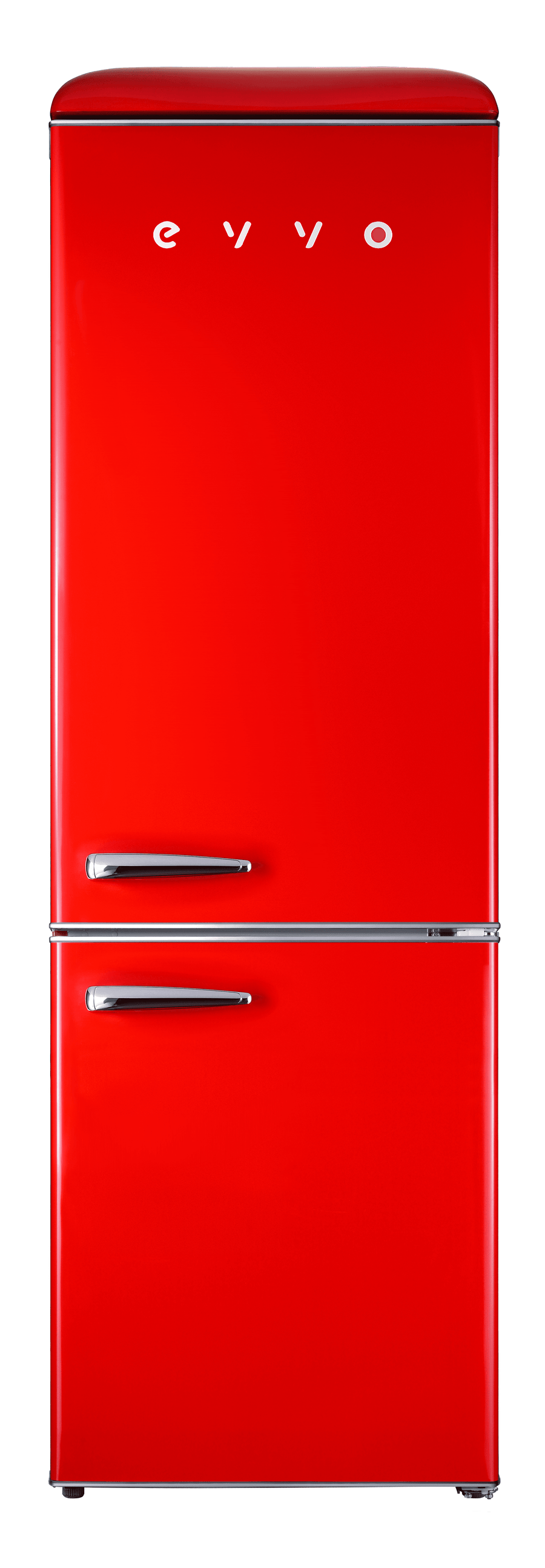 Frigorífico combi Evvo F55R Retro Rojo