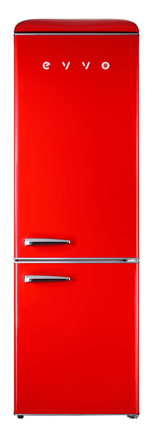 Frigorífico combi Evvo F55R Retro Rojo