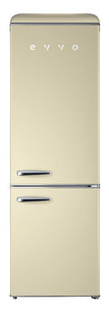 Frigorífico combi Evvo F55BG Retro Beige