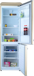 Frigorífico combi Evvo F55BG Retro Beige