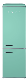 Frigorífico combi Evvo F55G Retro Verde Pastel