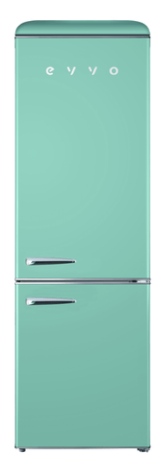 Frigorífico combi Evvo F55G Retro Verde Pastel