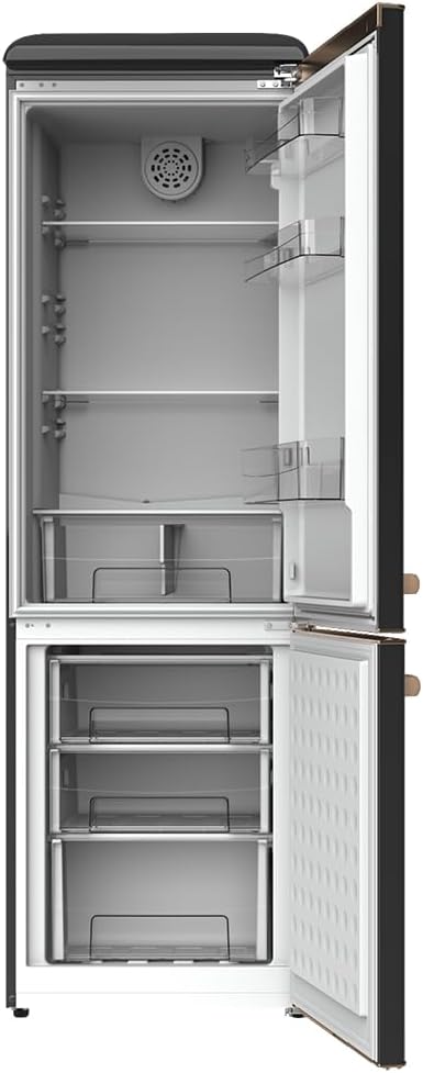 Frigorífico combi retro Cecotec Bolero CoolMarket Combi Origin 300 Black E