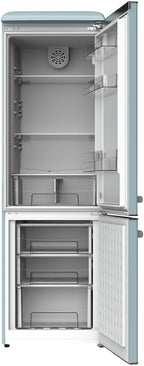 Frigorífico retro combi Cecotec Bolero CoolMarket Combi Origin 300 Blue E