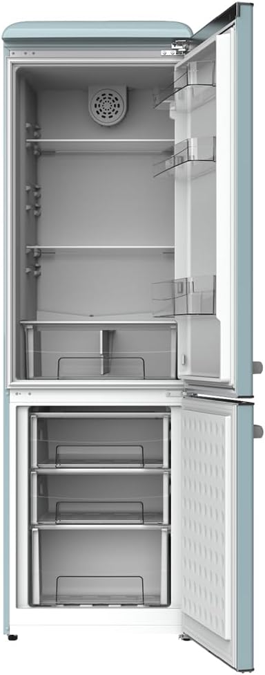 Frigorífico retro combi Cecotec Bolero CoolMarket Combi Origin 300 Blue E