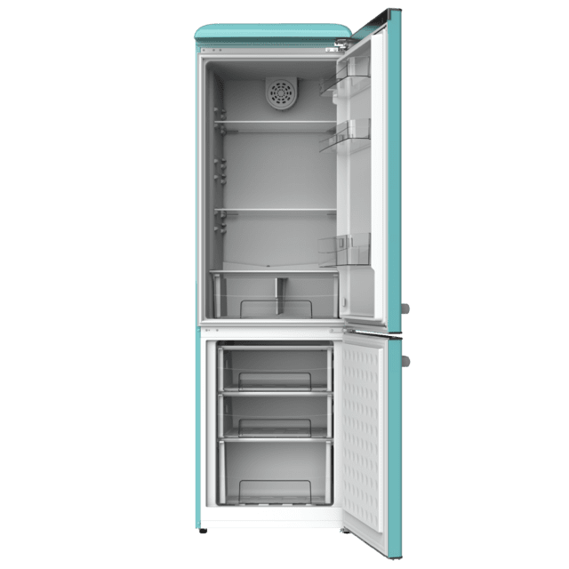 Frigorífico retro combi Cecotec Bolero CoolMarket Combi Origin 300 Green E