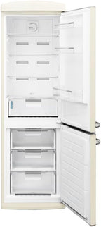 Frigorífico combi retro Cecotec Bolero CoolMarket Combi Origin 294 Beige E