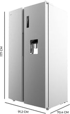 Frigorífico americano Cecotec Bolero CoolMarket SBS 559 Inox E