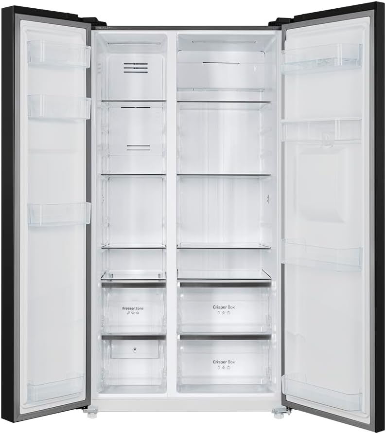 Frigorífico americano Cecotec Bolero CoolMarket SBS 550 Glass D