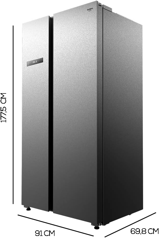 Frigorífico Americano Cecotec Bolero CoolMarket SBS 592 Inox