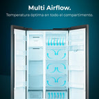 Frigorífico americano Cecotec Bolero CoolMarket SBS 592 WD Dark E