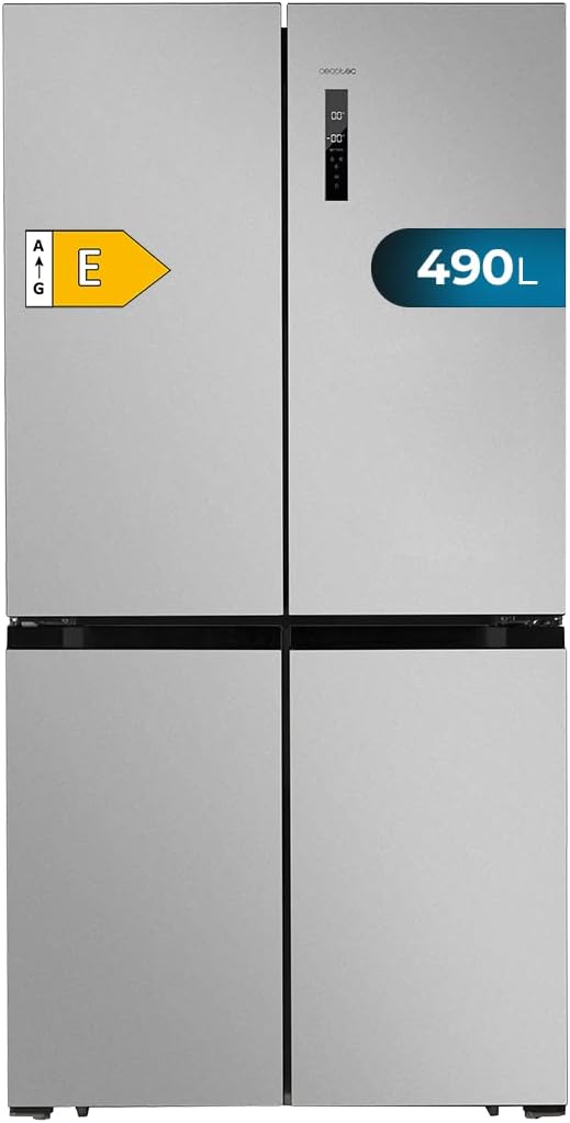 Frigorífico 4 puertas Cecotec Bolero CoolMarket 4D 490 Inox E