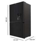 Frigorífico americano 4 puertas Cecotec Bolero CoolMarket 4D 564 Glass E