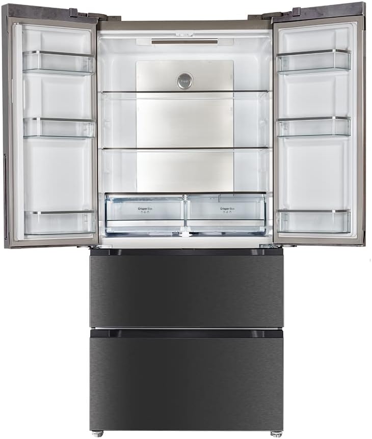 Frigorífico americano 4 puertas Cecotec Bolero CoolMarket FD 510 Dark E