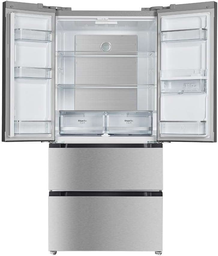 Frigorífico americano 4 puertas Cecotec Bolero CoolMarket FD 510 WD Inox E