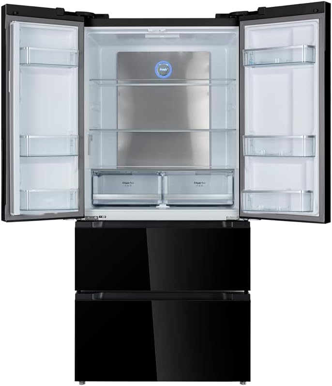 Frigorífico americano 4 puertas Cecotec Bolero CoolMarket FD 510 Glass E