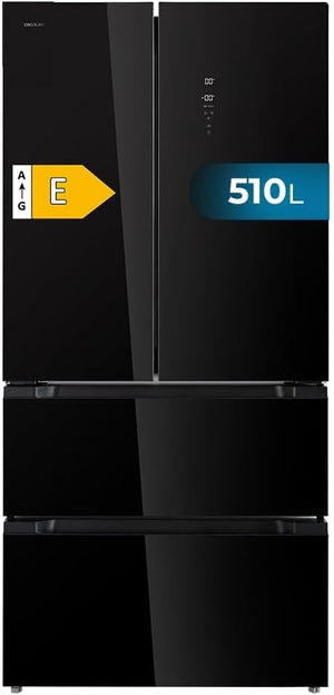 Frigorífico americano 4 puertas Cecotec Bolero CoolMarket FD 510 Glass E