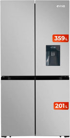 Frigorífico 4 puertas EVVO F100X Aqua