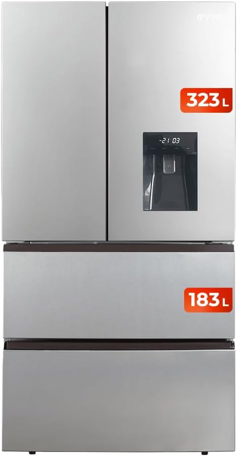Frigorífico Francés EVVO F80X Aqua