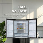 Frigorífico Francés EVVO F80B Glass