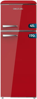 Frigorífico retro Cecotec Bolero CoolMarket 2D Origin 215 Red E