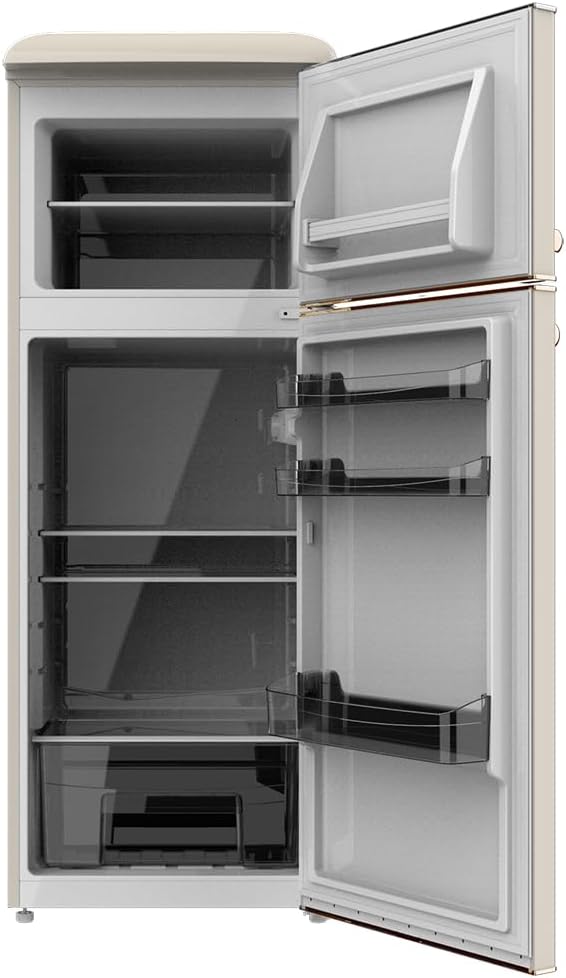 Frigorífico retro Cecotec Bolero CoolMarket 2D Origin 215 Beige E