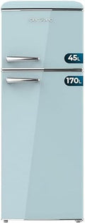 Frigorífico retro Cecotec Bolero CoolMarket 2D Origin 215 Blue E