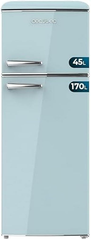 Frigorífico retro Cecotec Bolero CoolMarket 2D Origin 215 Blue E