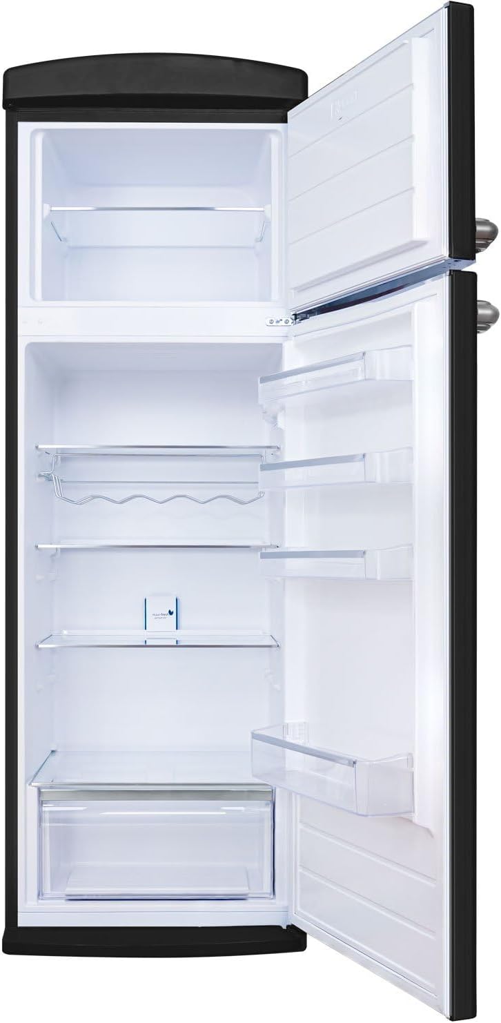 Frigorífico 2 puertas Evvo F50BK Retro Negro