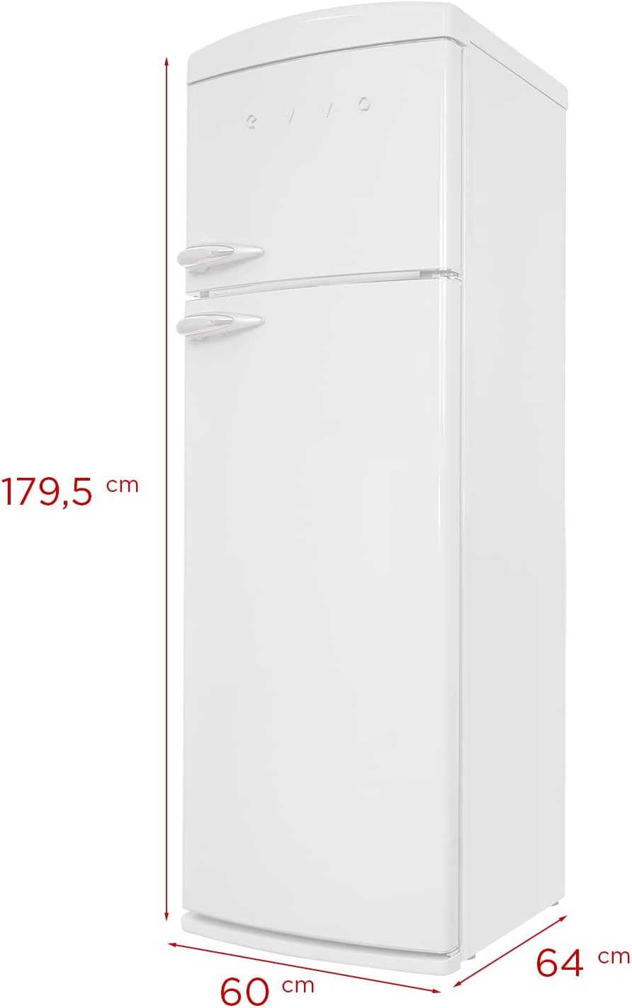 Frigorífico 2 puertas Evvo F50BL Retro Azul