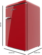Mini frigorífico retro Cecotec Bolero CoolMarket TT Origin 110 Red E