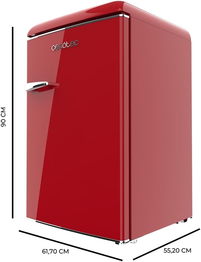 Mini frigorífico retro Cecotec Bolero CoolMarket TT Origin 110 Red E