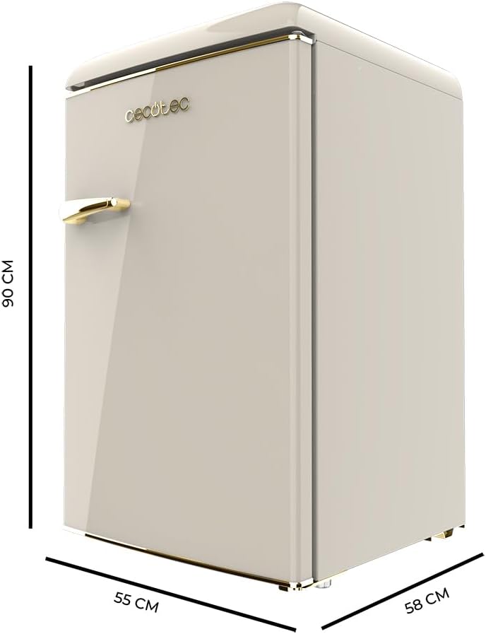 Mini frigorífico retro  Cecotec Bolero CoolMarket TT Origin 110 Beige E