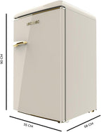 Mini frigorífico retro  Cecotec Bolero CoolMarket TT Origin 110 Beige E