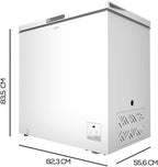 Congelador arcón horizontal Cecotec Bolero CoolMarket Chest 199 white E