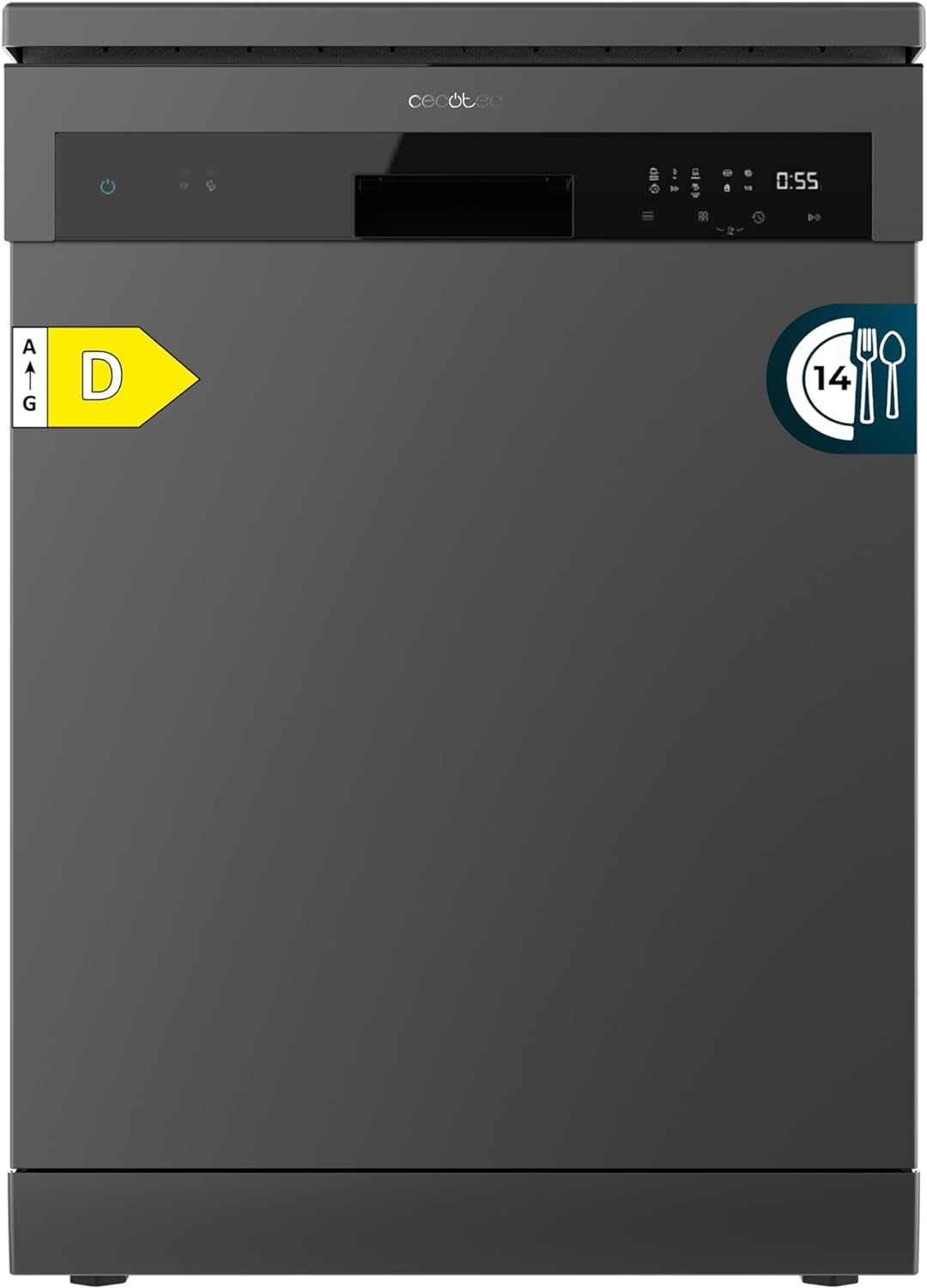 Lavavajillas Cecotec Bolero Aguazero 6200 Dark D