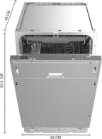 Lavavajillas intregable Cecotec Bolero Aguazero 4101 Full-BI E