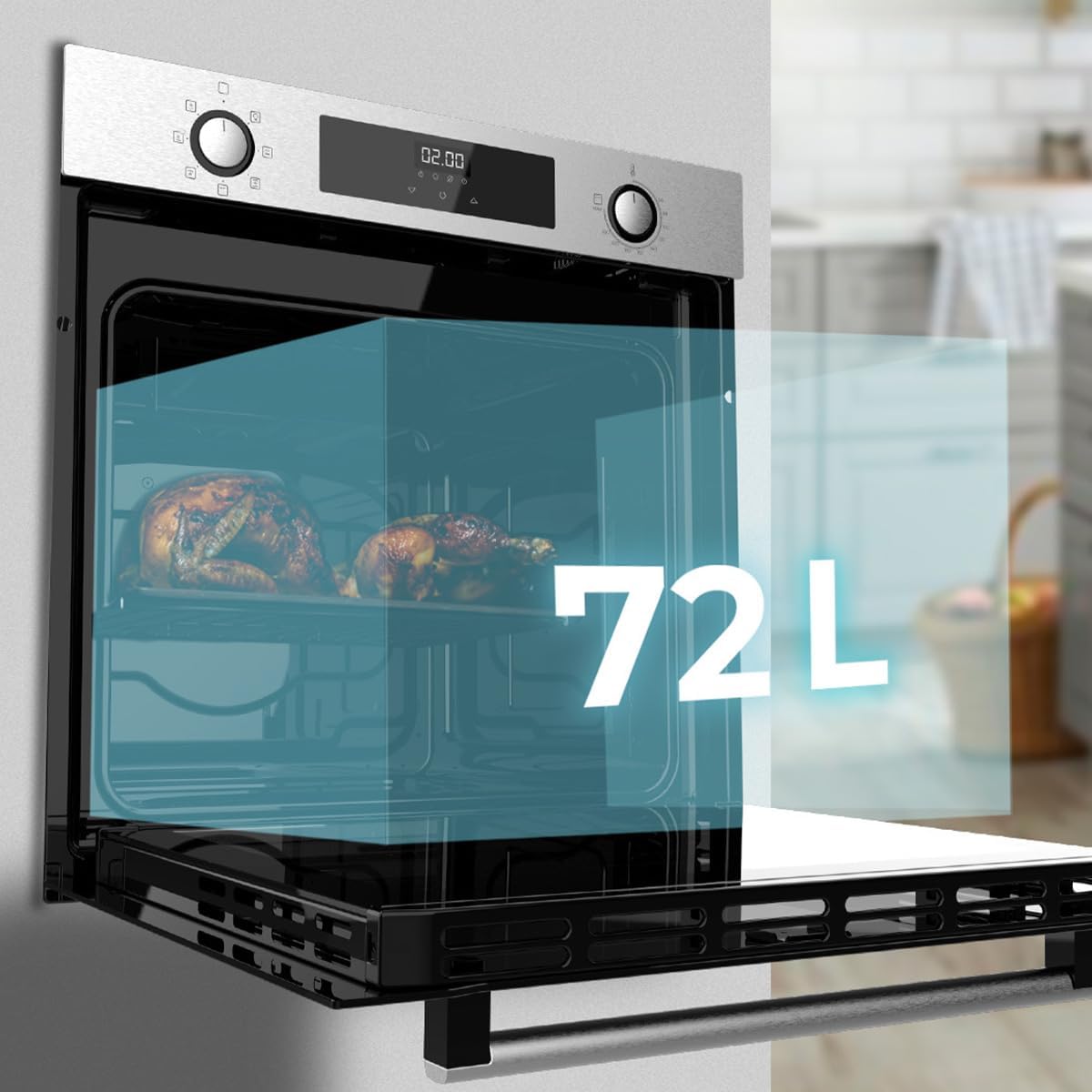 Horno Integrable Multifunción Cecotec Bolero Hexa M226000 Inox A